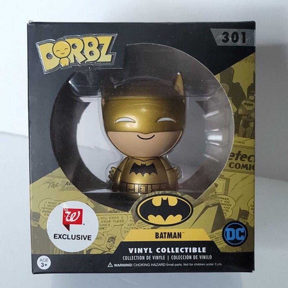 Funko Dorbz DC Gold Batman #301 Walgreens Exclusive Vinyl Collectible NEW